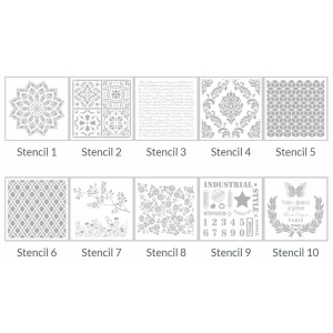 PINTY PLUS ART&CRAFT- Šablóny na striekanie a maľovanie